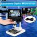 1000X Zoom Digital Video Electronic Microscope HD 720P 8LED w/ 4.3 LCD Screen