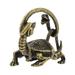 HEMOTON 1pc Tortoise Snake Decor Tortoise Snake Adorn Miniature Statue Animal Decor