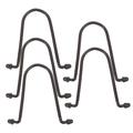 5pcs Rain Chain Hooks Gutter Clips Aluminum Alloy Rain Chain Hangers for Hanging Flower Basket Rain Chain Pot Bird Feeders