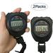 2Pack igital Stopwatch Sports Counter Chronograph Date Timer Odometer Watch USA