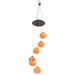 Halloween Wind Chimes Lights Solar Light LED Wind Bell Halloween Goodie Halloween Decore Wind Bell Outdoor Solar Lamp