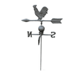 CAST IRON ROOSTER WEATHERVANE WEATHER VANE STAKE GROUND GARDEN FARM GARDEN