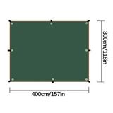 WJSXC Rainproof Canopy Tent Outdoor Tent Rainproof And Sunscreen Beach Tent Outdoor Awning And Canopy Army Green