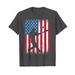 American Flag Baseball Team Gift for Men Boys Girls Women T-Shirt Baseball Funny Cute Shirt