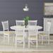 7-Piece Dining Set, Oval Butterfly Leaf Table and Spindle Chairs