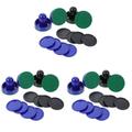 6 Sets Air Hockey Pushers and Air Hockey Pucks Air Hockey Parts for Game