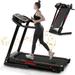 CIYOYO Folding Treadmills for Home 3.5HP Electric Treadmill with Incline for Running Walking Jogging Exercise 12 Preset Programs 300LBS Max Whight