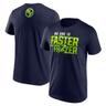 WWE Nathan Frazer No One Is Faster Than T-Shirt - Navy Mens