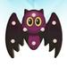 Halloween led light Halloween Decoration Purple Bat Night Light Style Bat Lighting No Battery Included(Purple)