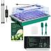 Seed Starter Kit with Grow Light 40 Cells Seed Starter Tray with Humidity Dome and Heat Mat Seedling Starter Trays Germination Kit for Seed Starter Seed Growing & Plant Propagation