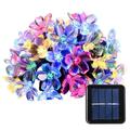 Stiwee New Type Garden Tools Solar Garden Light Garden Decoration Christmas Solar Lights LED Lights 22.96ft 50 LED Solar Garden Garden Lights