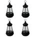 4 PCS Solar Lantern Nightlight Solar-powered Light Solar Garden Light Solar Heat Outdoor Landscape Hollow-out Solar Lamp