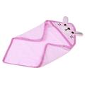 Fast Dry Pet Bath Towel Quickly Absorbing Water Bath Robe for Dog and Cat Size L (Pink)