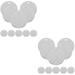 20 Pcs Blank Dog Tag Tags Locket Dog Tags Mini Discs Tag Jewelry Tags Stamping Pendant Puppy Tag