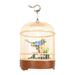 Decor Bird Toys Voice-activated Bird Cage Toy Fake Bird Cage Funny Bird Toy Plastic Bird Cage Toy Child