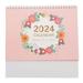 2024 English Desk Calendar Pocket Calendar Flip Calendar Spiral Bound Calendars Desktop Calendar Calendar Desk Office