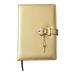 Heart Shaped Lock Diary with Key Boriyuan A5 PU Leather Journal Notebook Personal Organizers Planner Gift for Women Girls 240 Pages 5.9 x 8.5 in (Gold)