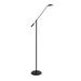 Kendal Lighting SIRINO - LED Floor Lamp Black/Chrome