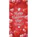 KANY-2 Valentine Theme Happy Valentines Day Photo Props Polyester Cloth Banner Valentines Day Decor Valentine s Day Happy Party Party Photo Background Banner Furniture Decor Banner (A 180X90X0.10cm)