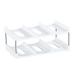 LOVIVER Bottle Storage Cup Rack Stand 2 Tier Display Rack Cabinet Organizer Rack Shelf for Kitchen Bar Counter Toiletries