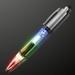 FlashingBlinkyLights Plastic Multicolor LED Light up Pen with Silver Barrel (3-Pack)