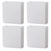 Remote Holders Remote Control Holder Wall Mount Media Storage Box for Home Office Bedroom Parlor Self Adhesive Atorage Box - White