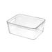 Simpli Furnished Clear Plastic Storage Bin Refrigerator Bin Pantry Organizer 12 Pc Set