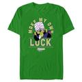 Men's Mad Engine Kelly Green The Powerpuff Girls Mojo Jojo Make My Own Luck St. Paddy's Day Graphic T-Shirt