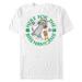 Men's Mad Engine White Tom and Jerry Weathered Here for the Shenanigans St. Paddy's Day Graphic T-Shirt