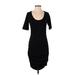 Athleta Casual Dress - Mini: Black Solid Dresses - Women's Size X-Small