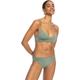 Push-Up-Bikini ROXY "BEACH CLASHORT SLEEVEICS GZC0" Gr. M (38), N-Gr, grün (agave green) Damen Bikini-Sets Ocean Blue