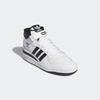 Sneaker ADIDAS ORIGINALS "FORUM MID", Gr. 40, schwarz-weiß (cloud weiß, core schwarz, cloud weiß), Baumwolle, Synthetik, sportlich, Schuhe