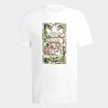 T-Shirt ADIDAS ORIGINALS "CAMO TONGUE TEE" Gr. L, weiß (white) Herren Shirts