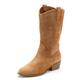 Westernstiefel LASCANA Gr. 39, braun (camelfarben) Damen Schuhe Cowboystiefel Schlupfstiefel Sommerstiefel