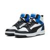 Sneaker PUMA "REBOUND V6", Gr. 47, bunt (puma schwarz, puma weiß, puma team royal), sportlich, Schuhe