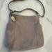 Coach Bags | Coach Leather Shoulder Bag, Light Grey/Mushroom | Color: Gray | Size: Os