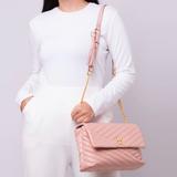 Tory Burch Bags | Brand New With Tags - Tory Burch Kira Chevron Flap Shoulder Bag | Color: Pink | Size: Os