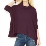 Free People Tops | Free People Beach World Traveler Turtleneck Ribbed Top Fp | Color: Purple/Red | Size: M