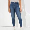 American Eagle Outfitters Jeans | American Eagle (Aeo) Jeans Curvy Hi-Rise Jegging Dark Atlantic Sz 0 Short Euc | Color: Blue | Size: 0