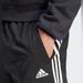 Adidas Pants | Adidas Men's Essentials Warm-Up Tapered 3-Stripes Track Pant Size Medium (Nwt) | Color: Black | Size: M