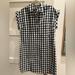 J. Crew Dresses | J Crew Black And White Gingham Dress Size Med Like New. | Color: Black | Size: M