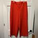 J. Crew Pants & Jumpsuits | J. Crew Orange Crop Dress Pants Size 14t Long | Color: Orange | Size: 14
