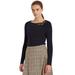Ralph Lauren Sweaters | Lauren Ralph Lauren Cotton Ballet-Neck Sweater | Color: Blue | Size: M