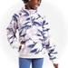 Athleta Shirts & Tops | Athleta Girl | L / 12 | So Snug Sherpa Printer Half Zip Camo Pullover Fleece | Color: Blue/Purple | Size: Lg