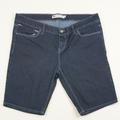 Levi's Shorts | Levi's Bermuda Shorts Womens 17 Blue Denim Outdoors Casual Pockets Black Label | Color: Black | Size: 16