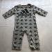 Adidas One Pieces | Adidas Baby Monogram Boys/Girls Size 12m One Piece Overall Tracksuit Open Feet | Color: Black/Gray | Size: 12-18mb
