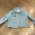 Disney Jackets & Coats | Disney Denim Jacket With Minnie Patches 3t | Color: Blue | Size: 3tg