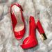 Jessica Simpson Shoes | Jessica Simpson Women’s Platform Heel | Color: Red | Size: 7