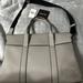 Michael Kors Bags | Michael Kors Briefcase/Laptop Bag Pearl Grey, Soft Leather | Color: Gray | Size: Os
