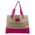 Kate Spade Bags | Kate Spade Cream & Pink Horseshoe Cove Magazine Tote Bag | Color: Cream/Pink | Size: 16"L X 5"W X 11"H Handle Drop: 8"